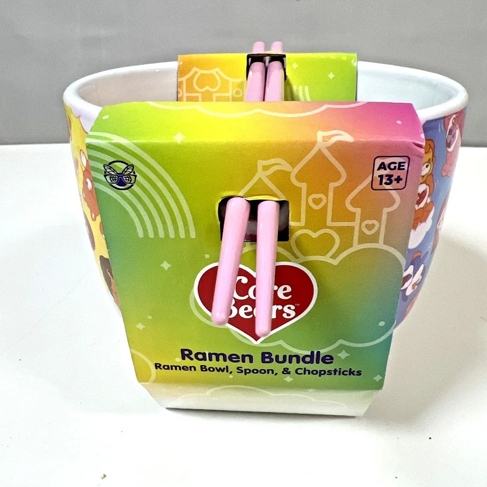 Care Bears Cousins Ramen Bowl CultureFly‎ 80s Gift Set